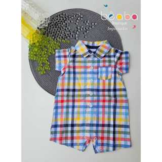 Romper Carters Menino Gola Polo Importado Original em Oferta na Shopee