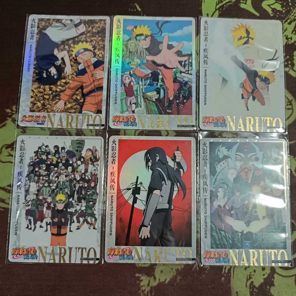 Cartas Naruto Kayou PTR de plástico Originais raras | Shopee Brasil