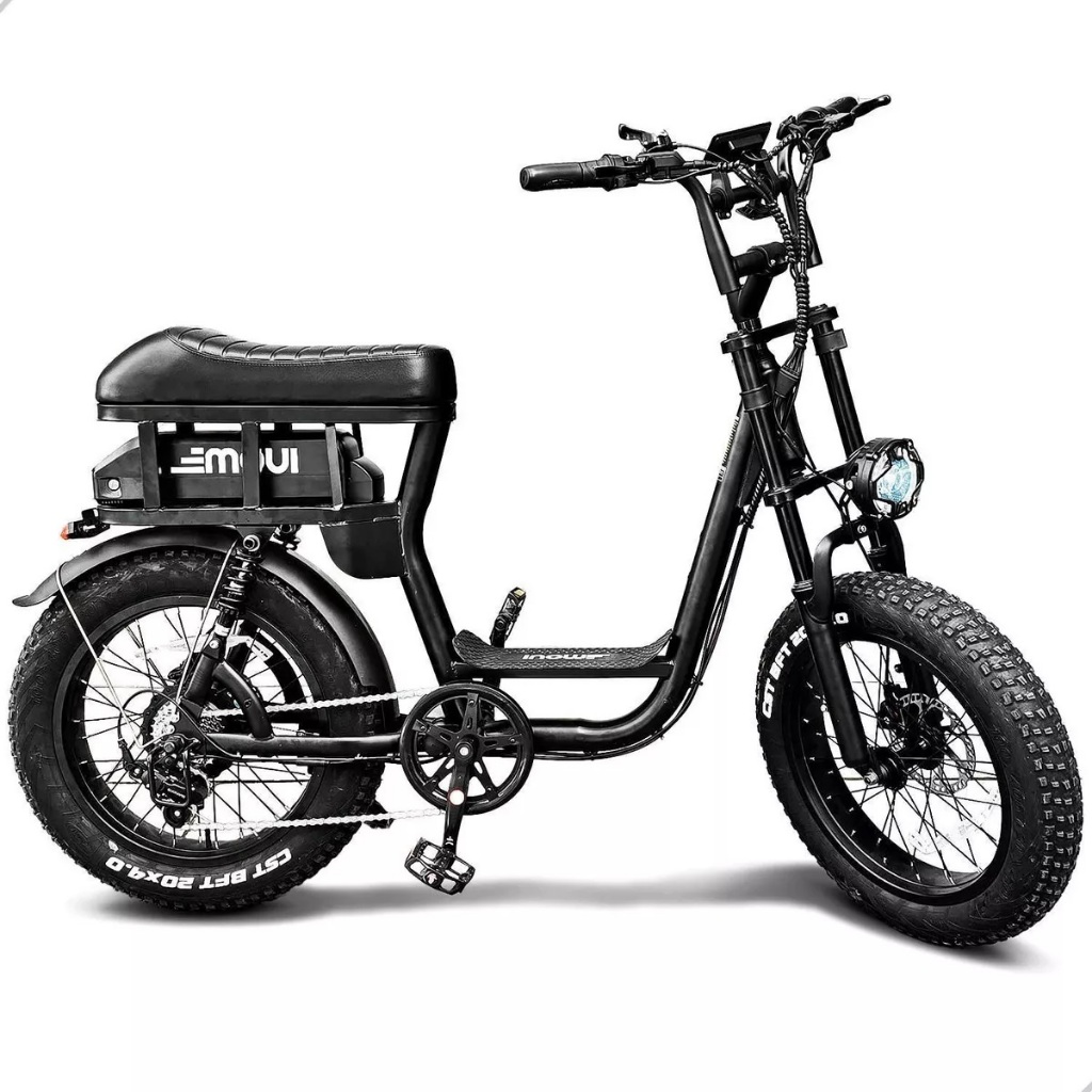 Bicicleta Elétrica Freio Hidráulico Movi Club 20 45km/h boa autonomia