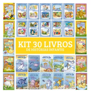 Kit 30 Livros de Historias infantis