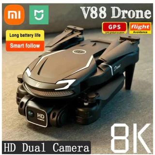 Xiaomi Mijia V88 Drone 8K profissional HD câmera dupla 5G GPS evitar obstáculos fotografia fluxo óptico dobrável brinque