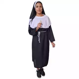 Fantasia Halloween Freira Do Mal