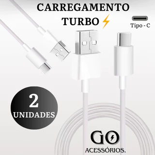 Cabo USB Tipo C Carregamento Rápido Turbo Cabo de Dados 1 Metro