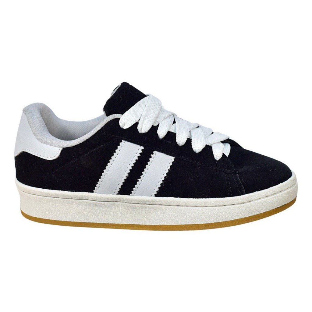 Tenis Masculino Feminino Campus Preto Branco Premium Cadarço Grosso Confira