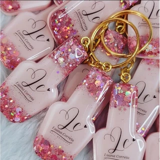 Kit Chaveiro Esmalte em Resina Personalizado para Lembrancinhas e Mimos em Oferta na Shopee