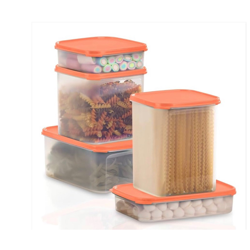 kit Modulares Quadrados Retangulares Tupperware | Shopee Brasil