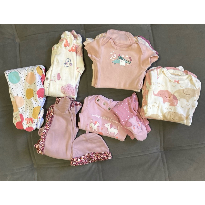 lotinho de roupas de bebê (usadas) | Shopee Brasil
