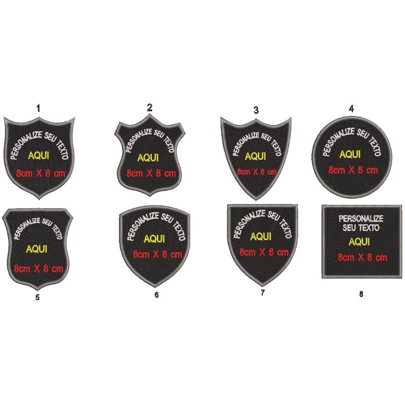 Patch Bordado Personalizado Logomarca