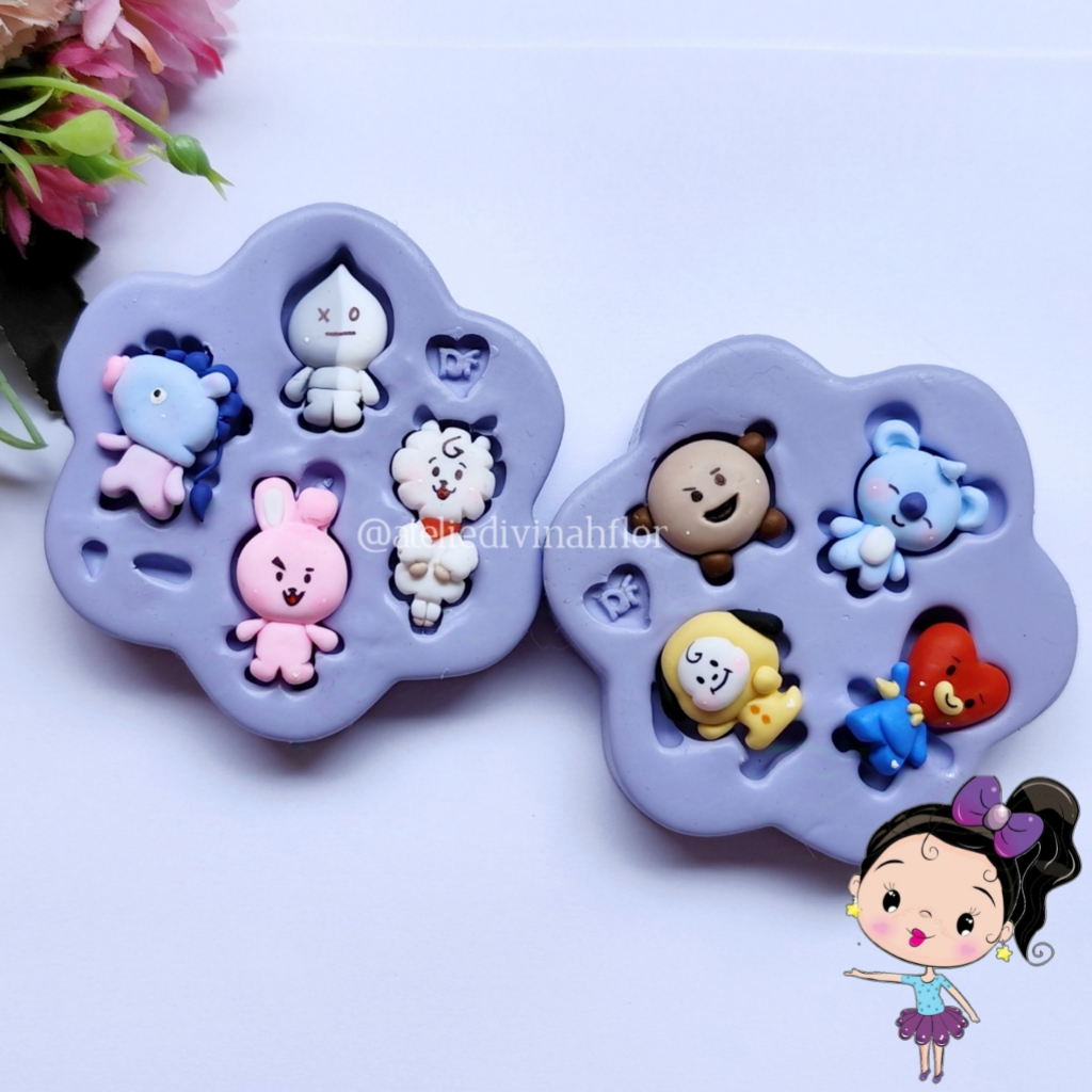 DF0671MD Combo Moldes Micro BT21 BTS | Shopee Brasil