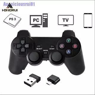 Auspiciosorui01 Controle De Jogo Sem Fio De 2.4Ghz Gamepad Para Ps3 Pc Tv