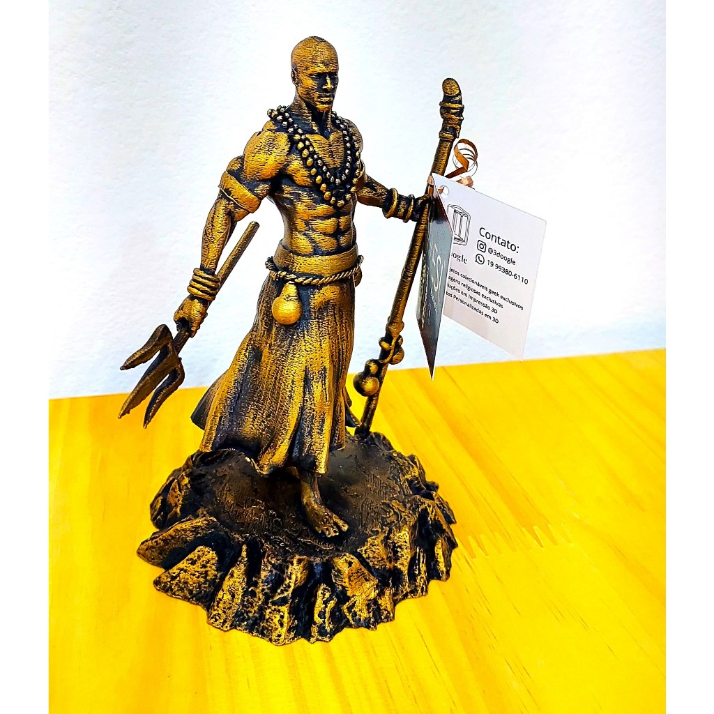 Orixá Exú Ouro Velho - Arte Religiosa Afro-brasileira Umbanda ...