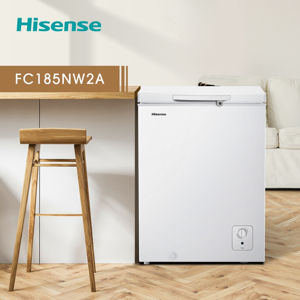 あいす Freezer Horizontal Hisense 142 litros FC185NW 1 Porta Branco