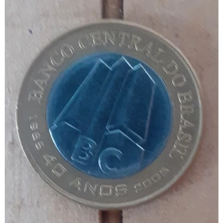 Moeda 40 anos da fundação do Banco Central