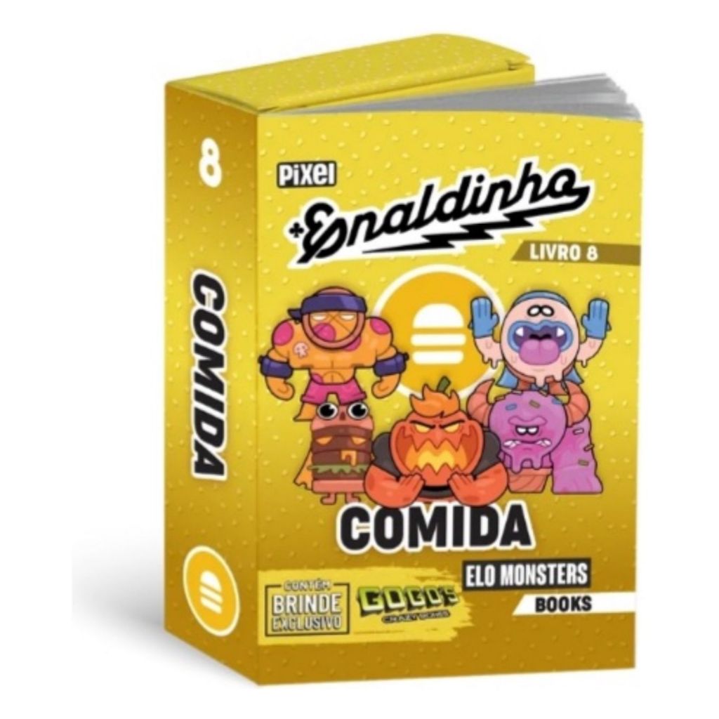 Livro Enaldinho Elo Monster Starter Pack com 1 Livro Ilustrado + 3 ...