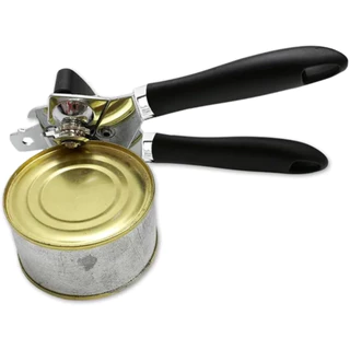Abridor De Lata Garrafa e Cerveja Profissional Aço Inox Multifuncional com Manivela