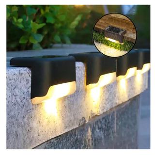 LED Solar para Iluminação Externa 4 peças Decks e Jardim para Decoração
