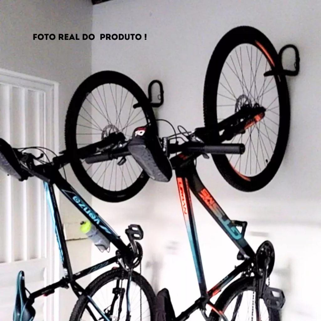 Gancho Parede Bicicleta Suporte Ferro Bike Vertical Garagem | Shopee Brasil