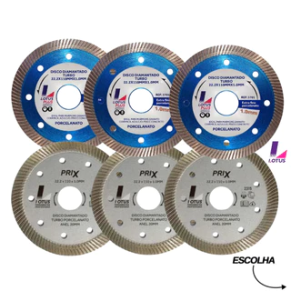 Jogo de Disco Diamantado Turbo e Extra fino 3un P/ Makita E Serra Mármore Vários Usos em Oferta na Shopee