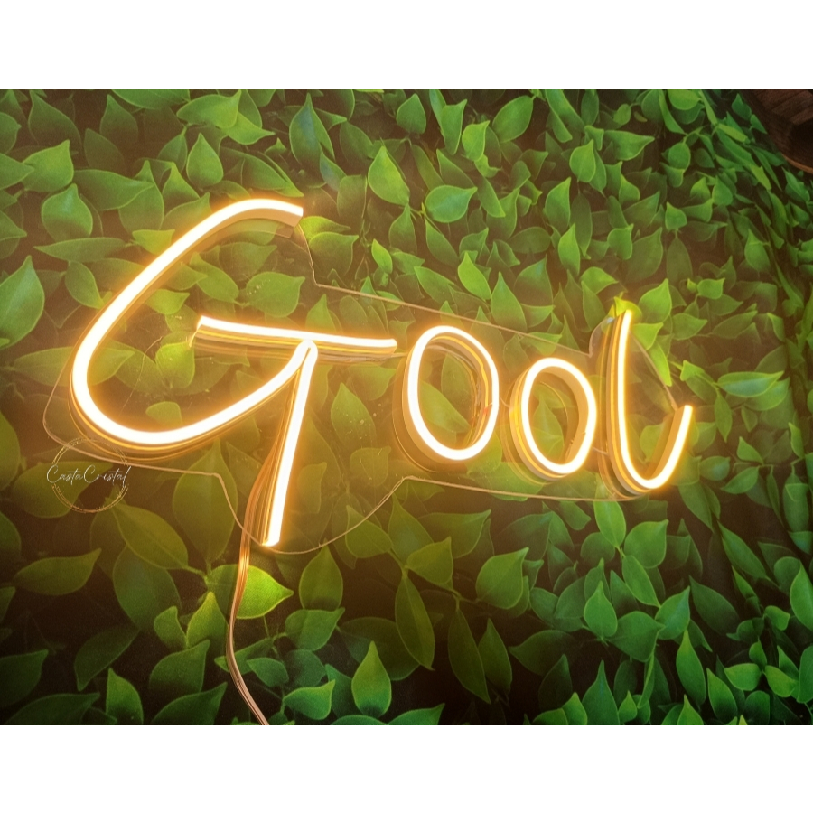 Placa de Led Neon GOOL Letreiro | Shopee Brasil