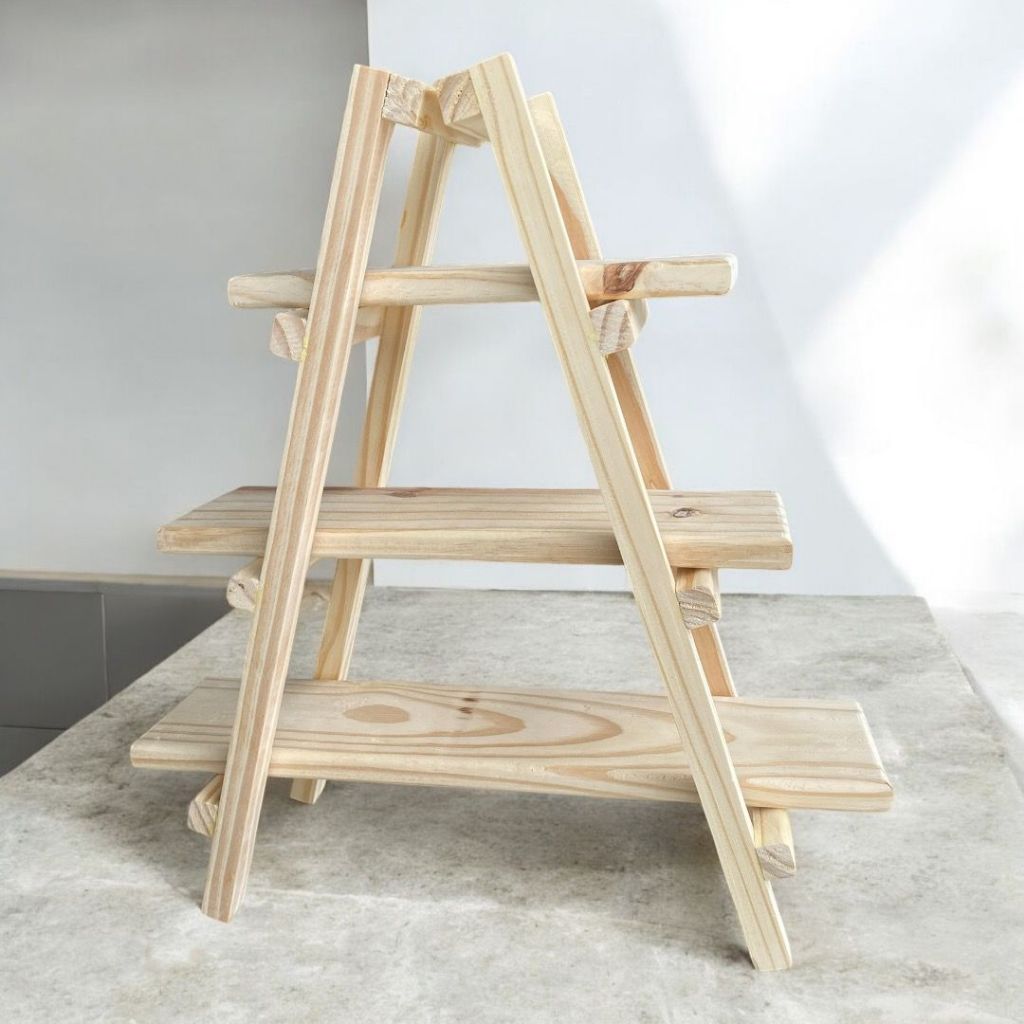 Mini Estante Expositora de Mesa / Expositor / Estante Pirâmide