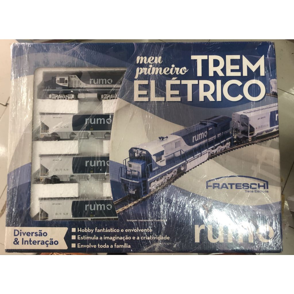 USADO Caixa Básica Trem de Carga Rumo 6526 Frateschi Trem Elétrico ...