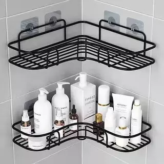 Kit 2 suporte organizadora para banheiro cozinha Prateleira porta shampoo BC-117
