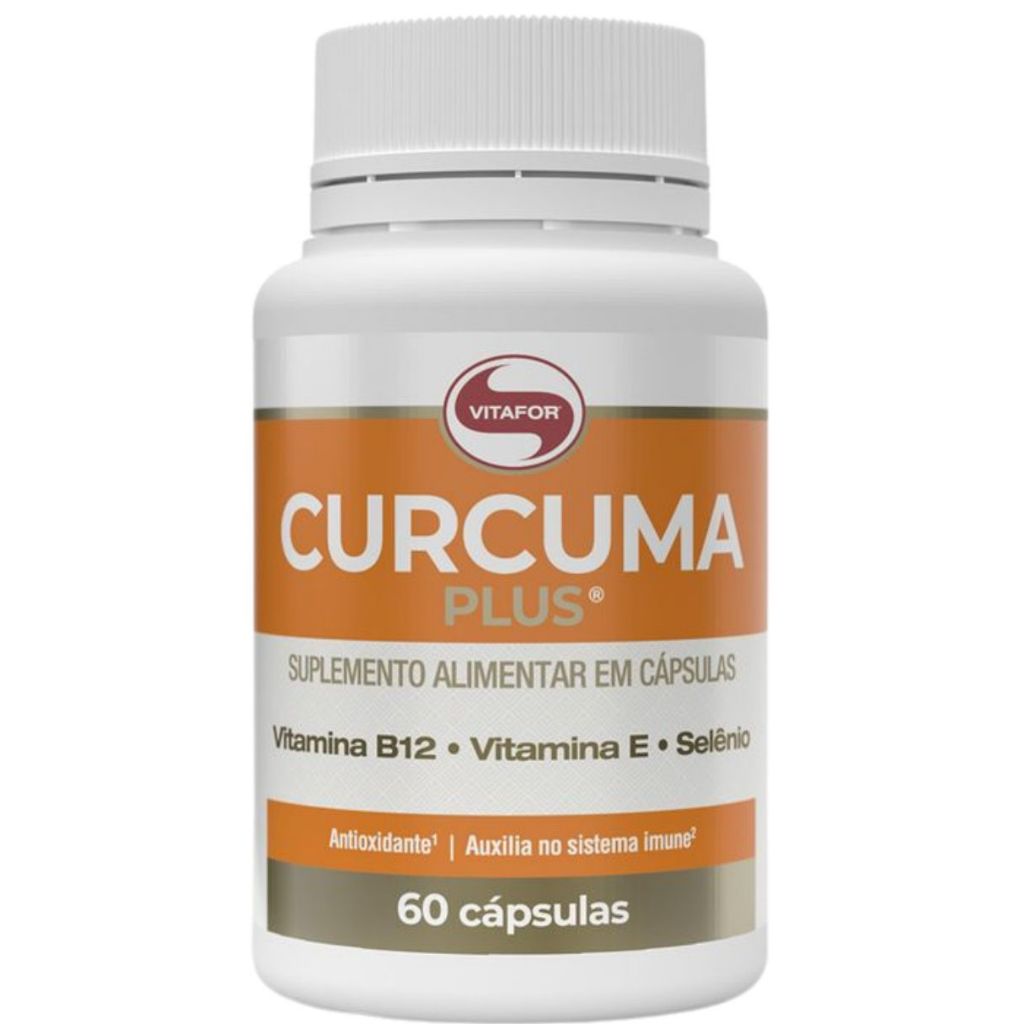 Curcuma Plus 60 cáps 500mg - VITAFOR | Shopee Brasil