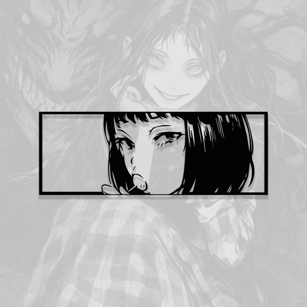 Adesivo Junji Ito Lolipop Girl Pirulito PC Gabinete Hyperion Anime