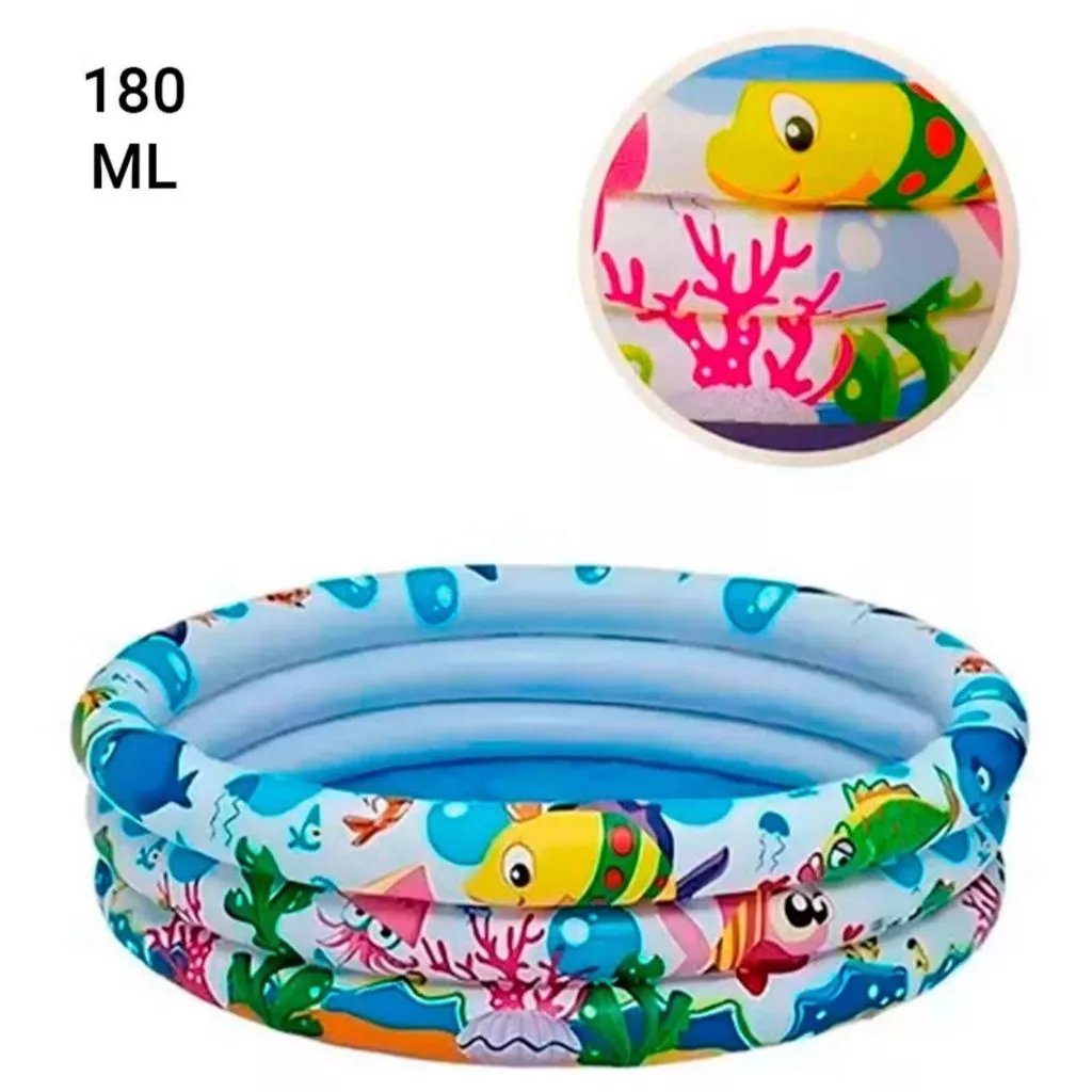 Piscina Infantil 180L - 28 L Redonda Inflável Àgua e Bolinhas