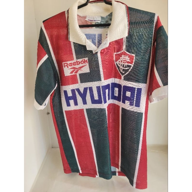 Camisa Fluminense Reebok Hyundai original de época **leia**