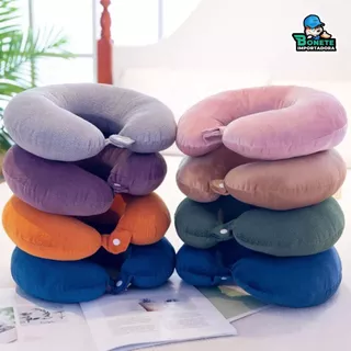 Almofada de Viagem – Suporte de Pescoço Macio e Antialérgico em Oferta na Shopee