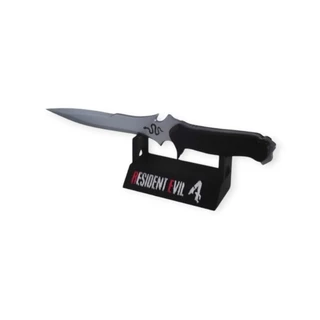 Faca do Krauser com Suporte Decorativo Resident Evil 4