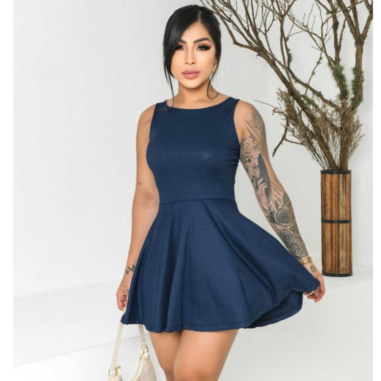 Vestido Soltinho Vestido Estilo Boneca Rodado Vestido Boneca