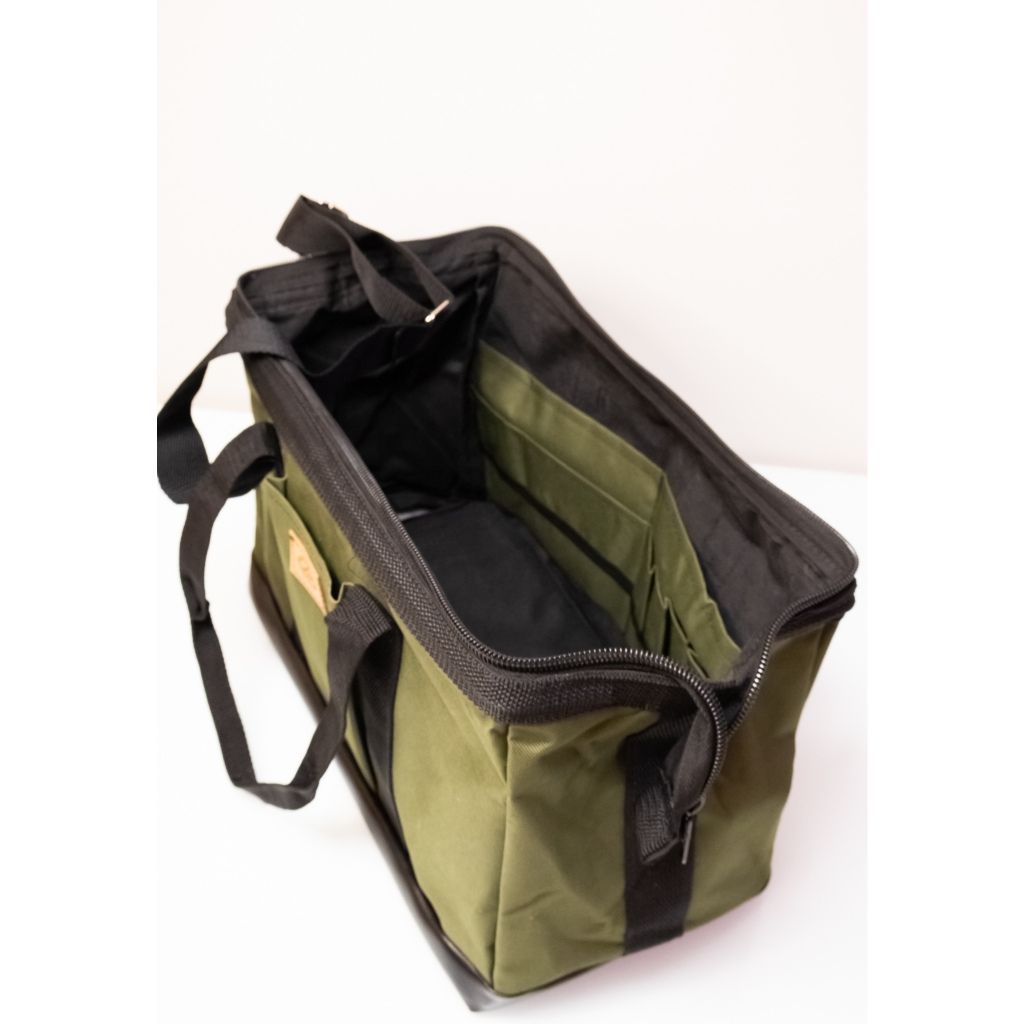 Bolsa de ferramentas grande em lona fechamento em zíper | Shopee