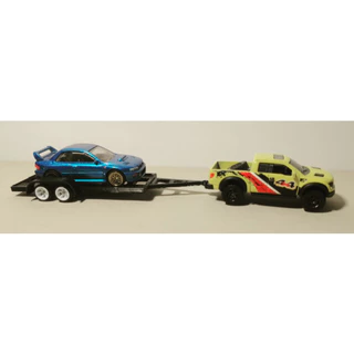 🚗🚛 Trailer de Transporte para Miniaturas 1:64 - Perfeito para Hot Wheels/Matchbox/Miniaturas 🚛🚗