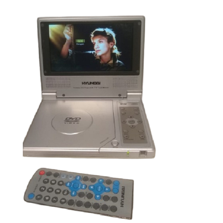 Reprodutor DVD Player Portátil Tela 7 Polegadas Hyundai HY-9907 ...