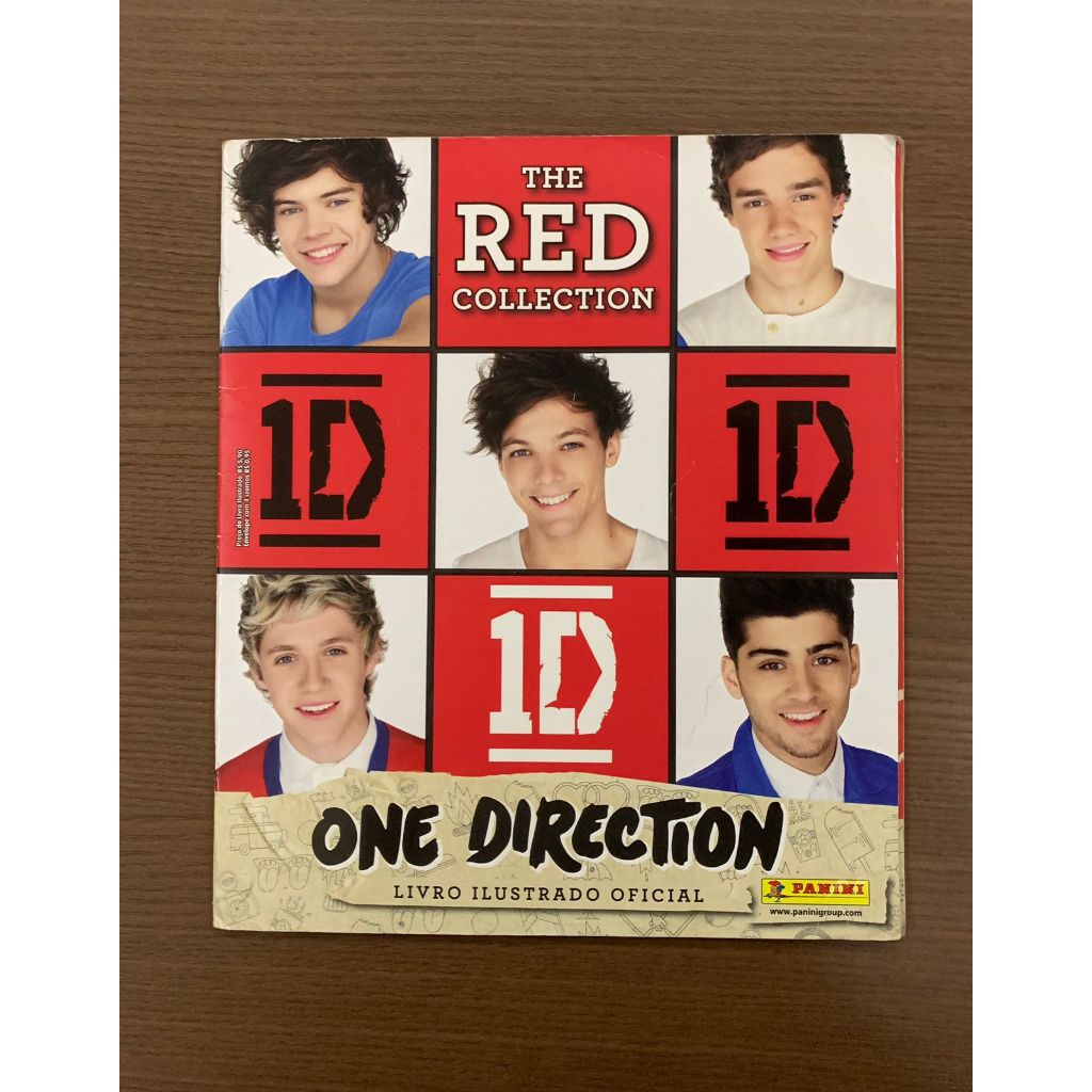 Álbum de Figurinhas One Direction - The Red Collection | Shopee Brasil