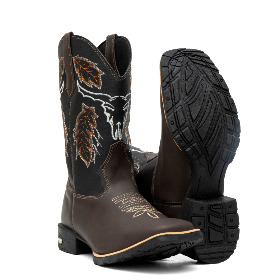 Botina Masculina Country Bota Texana Rodeio Lançamento | Shopee Brasil