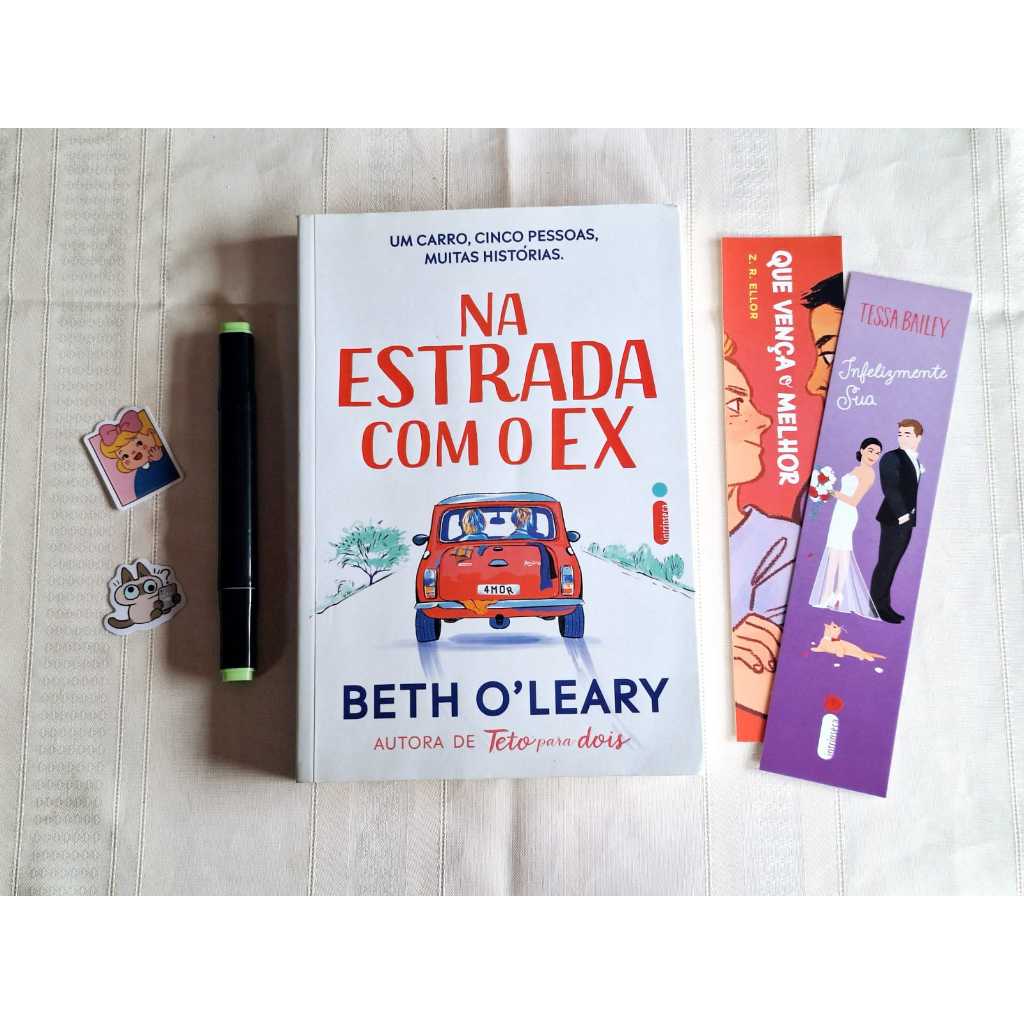 Kit livro Na estrada com o ex - Beth O'Leary | Shopee Brasil