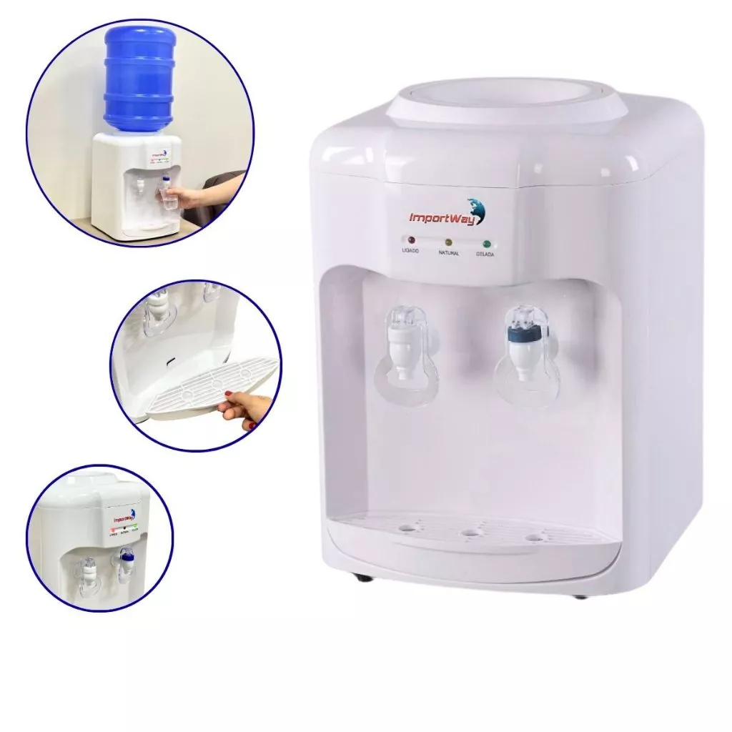 Filtro Bebedouro Dispensador de Agua Gelada e Natural Elétrico Galão 20 ...