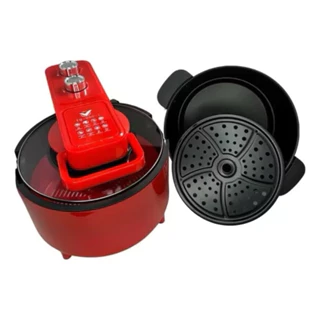Fritadeira Elétrica Touch Visual Multifuncional air fryer Grande Capacidade 8L 110v/220v-envio imediato