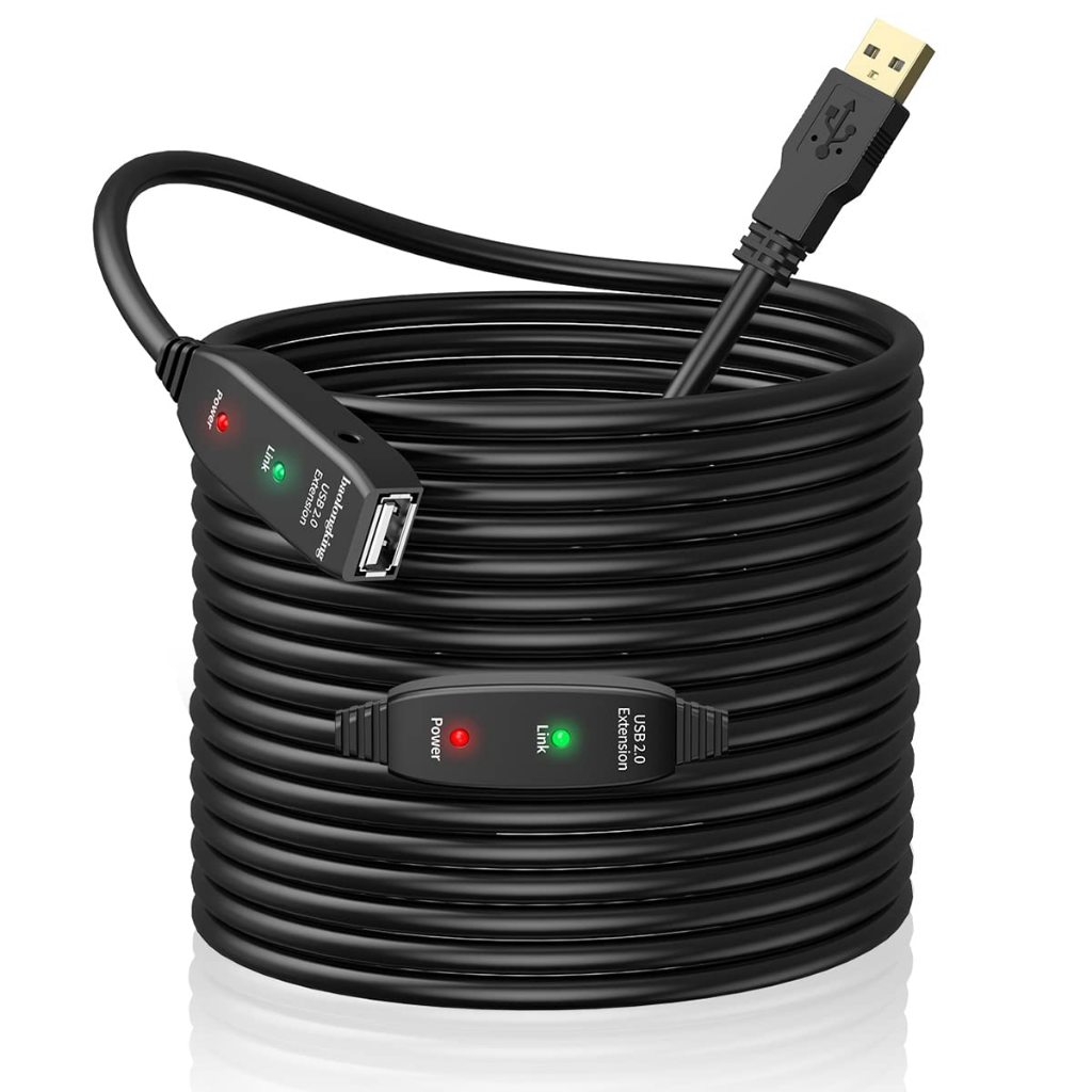 Cabo Extensor Amplificado Usb 2.0 - 15 Metros
