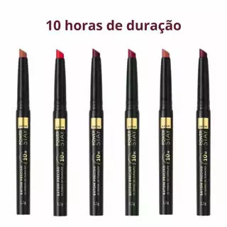 Batom Avon Power Stay Retrátil Matte Preciso 10h Longa Duração Resistente