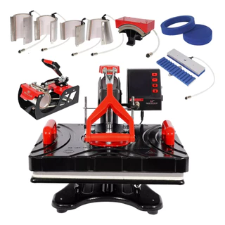Prensa Térmica 10 Ee 1 Sublimação Camiseta Chinelos Bones Prato Voltagem 110v/220v Mecolour