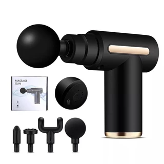 Pistola de massagem elétrica, massageador de tecidos profundos em Oferta na Shopee