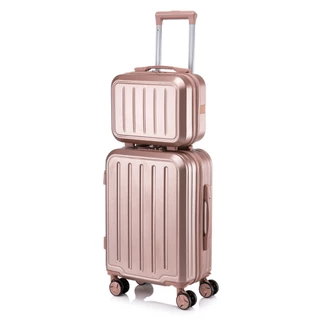 Conjunto Mala De Viagem 10KG E Frasqueira Cadeado TSA Roda Dupla 360° ATP92-2 em Oferta na Shopee