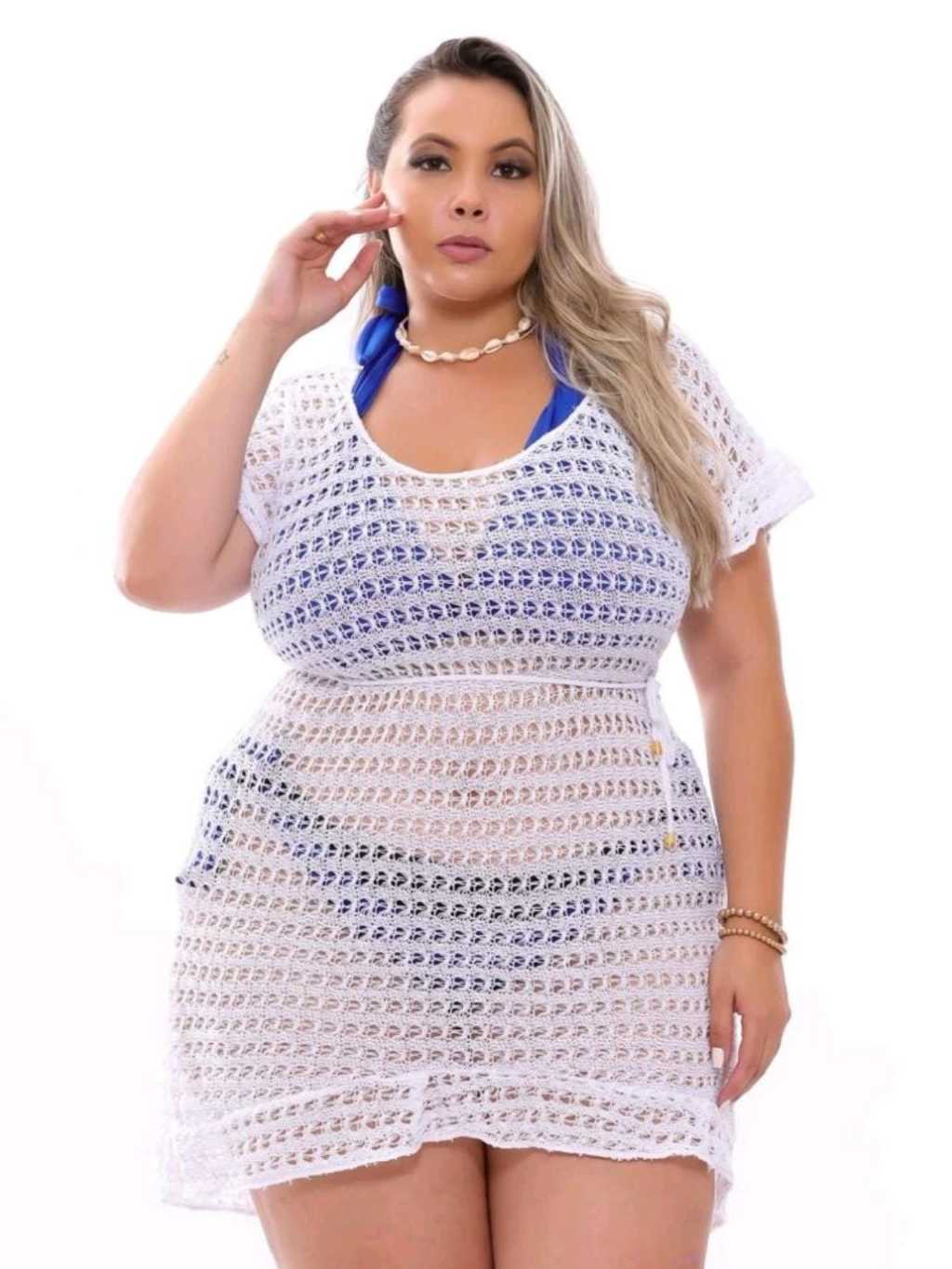 Plus Size Saída de Praia Roupas Femininas | Shopee Brasil