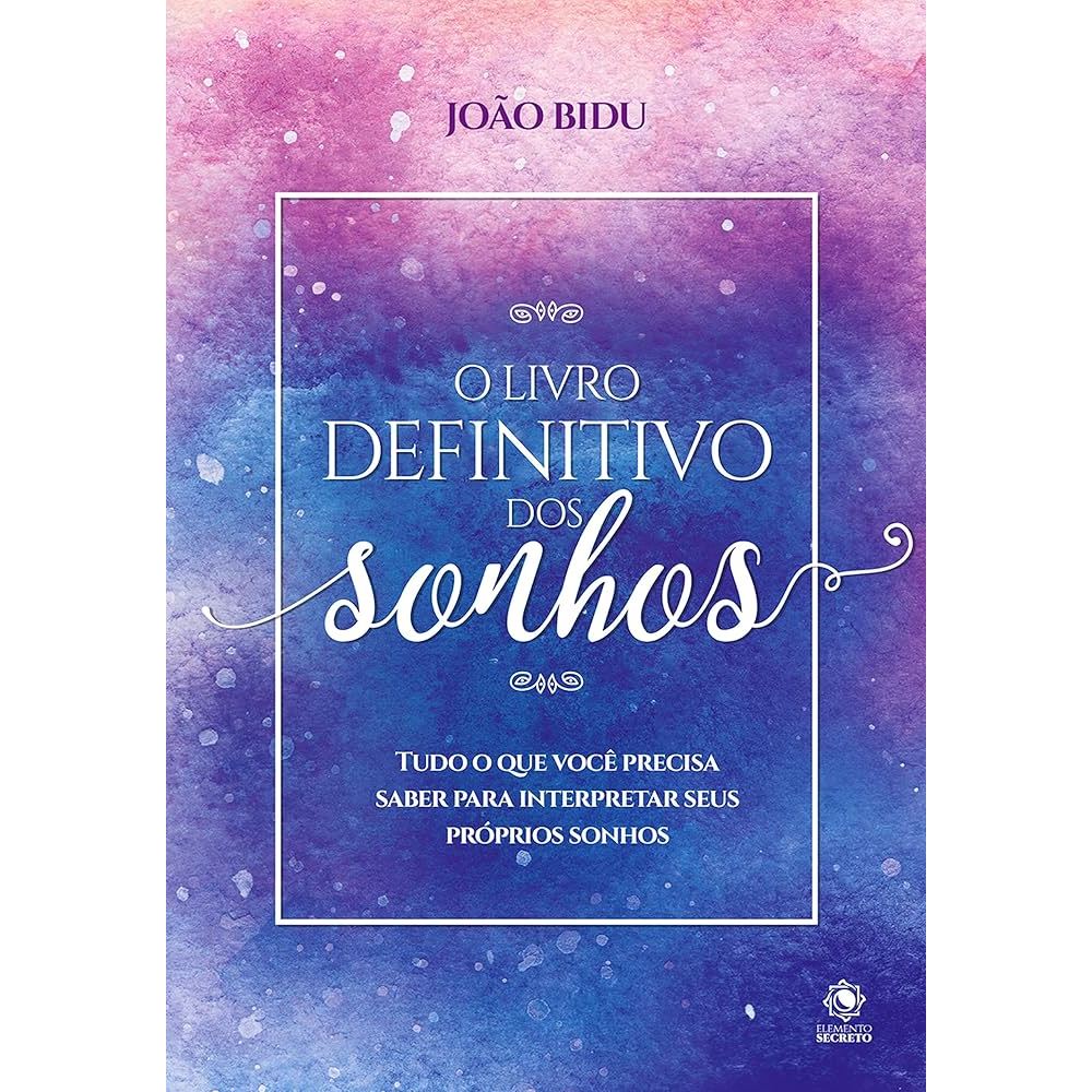 O Livro Definitivo dos Sonhos de João Bidu | Shopee Brasil