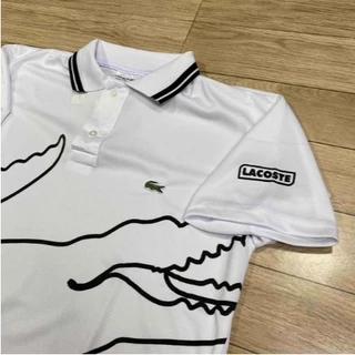 Camisa Polo Lacoste Jacaré Grande Ultra Dri-Fit Estampada Malha Camisa de Futebol Promoção!