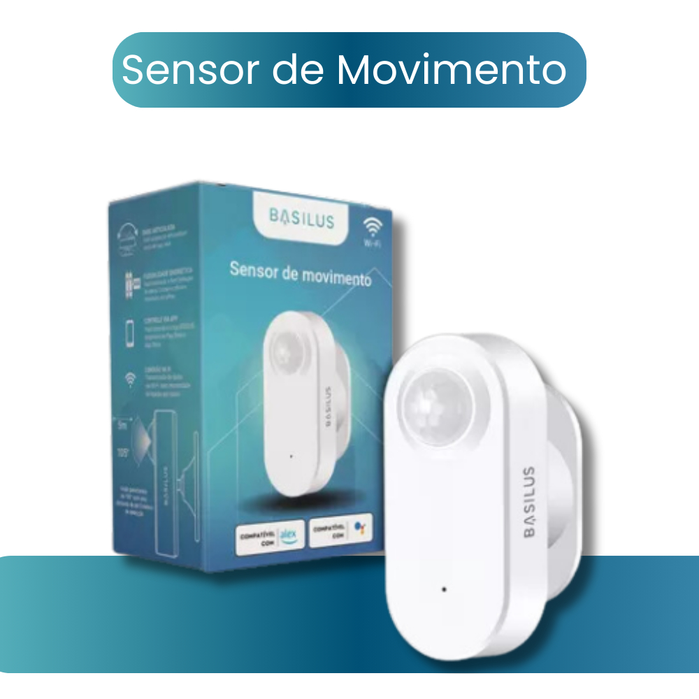 Sensor De Movimento Inteligente Wifi Tuya Alarme Smart